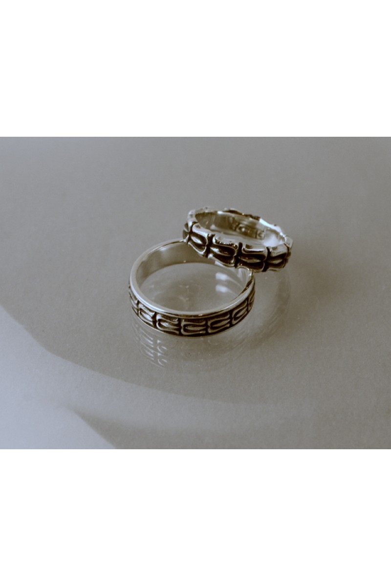 Székely tulipán karikagyűrű